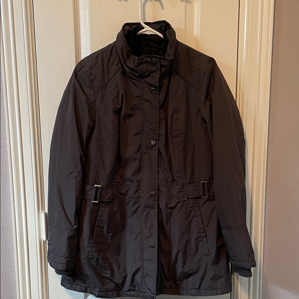 Woman’s Dark Gray Quilted Jacket